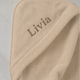 Baby-Badeponcho & Waschhandschuhe Latte