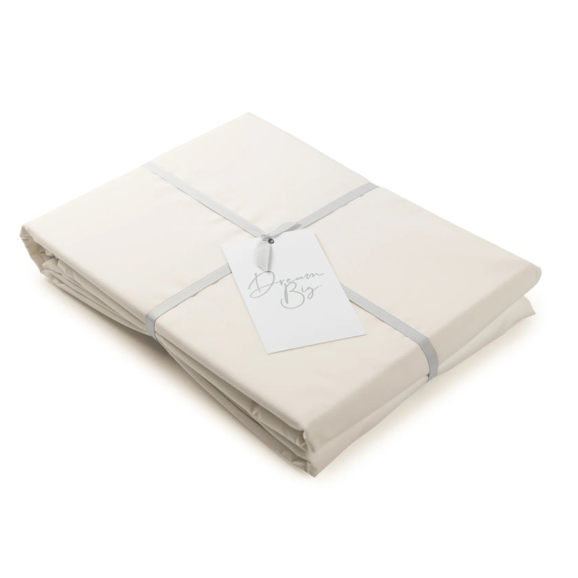 Bettbezug ägyptische Baumwolle Perkal 400TC | Chalk White | Outlet