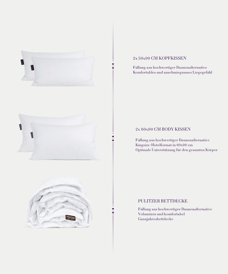 Daunen Alternative Comfort Suite Bettwäsche-set