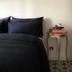 Kissenbezug Ägyptische Baumwolle Satin 400TC | Harbour Blue