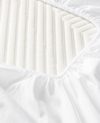 Spannbettlaken Ägyptische Baumwolle Perkal 400TC | Weiß | Outlet Spannbettlaken Ägyptische Baumwolle Perkal 400TC | Weiß | Outlet