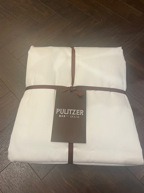 Pulitzer Dekbedovertrek | Satijn 400TC Wit | Outlet