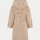 Kinderbadjas zero-twist katoen met borduursel | Latte