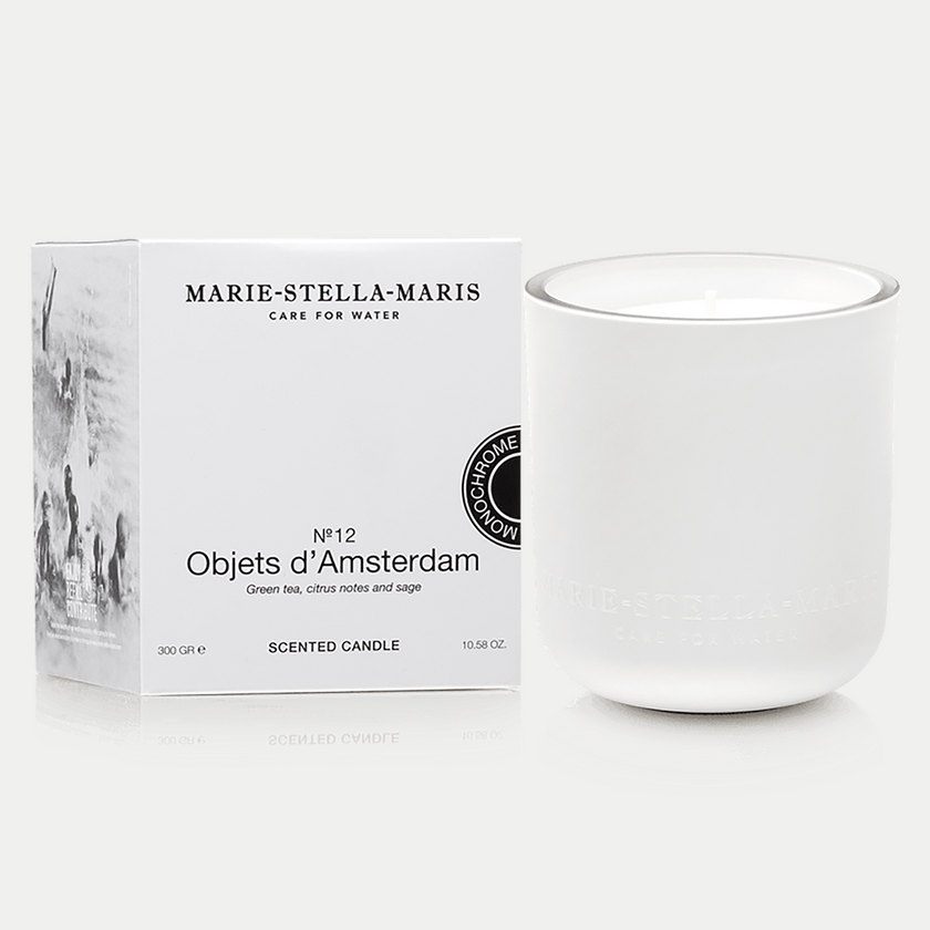 Marie-Stella-Maris - Luxuriöse Duftkerze - No.12 Objets d'Amsterdam (nachfüllbar) - 300 gr
