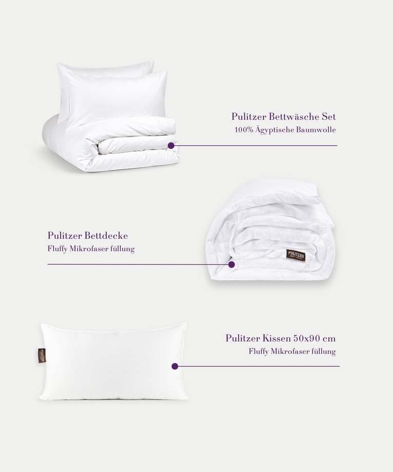 Pulitzer Hotel Amsterdam Komplettes Bettwaren Set