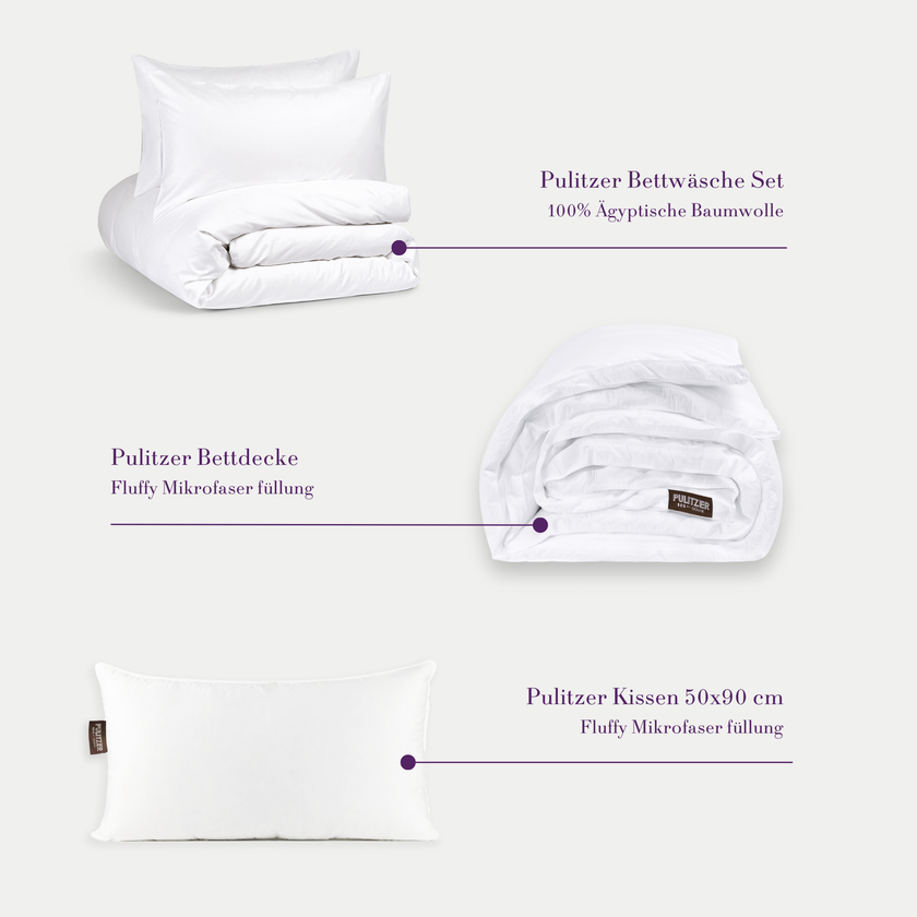 Pulitzer Hotel Amsterdam Komplettes Bettwaren Set