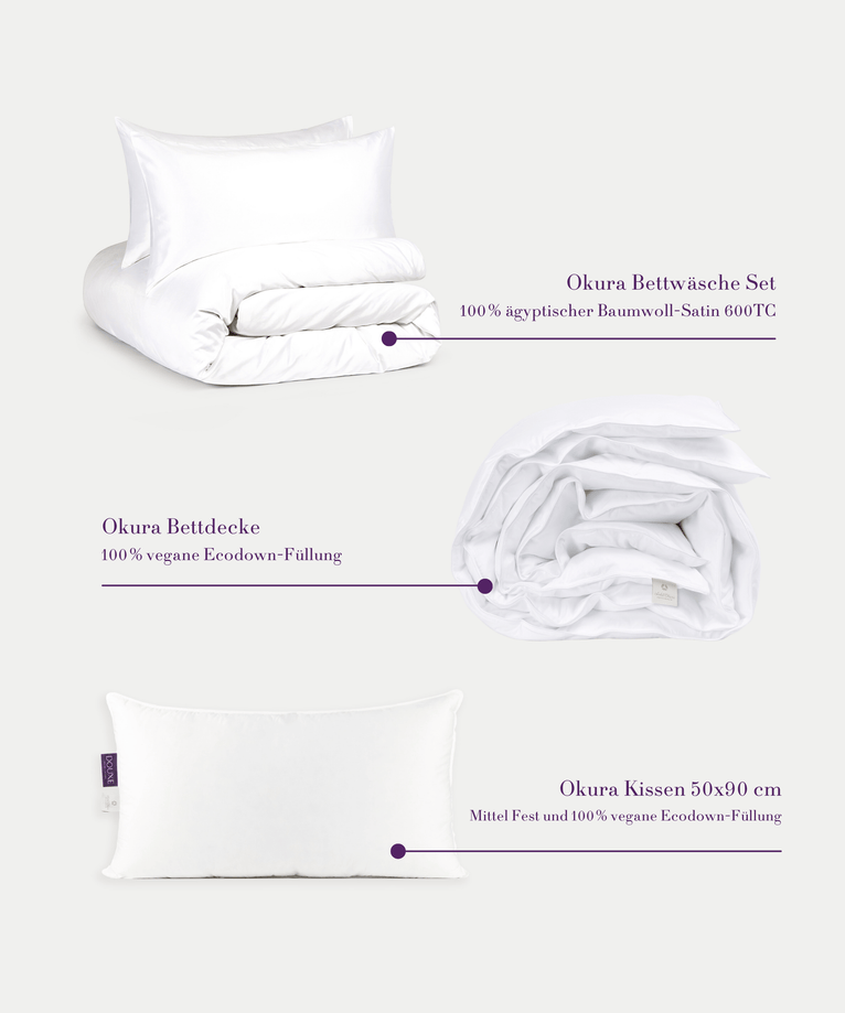 Okura Hotel Amsterdam Komplettes Bettwaren Set