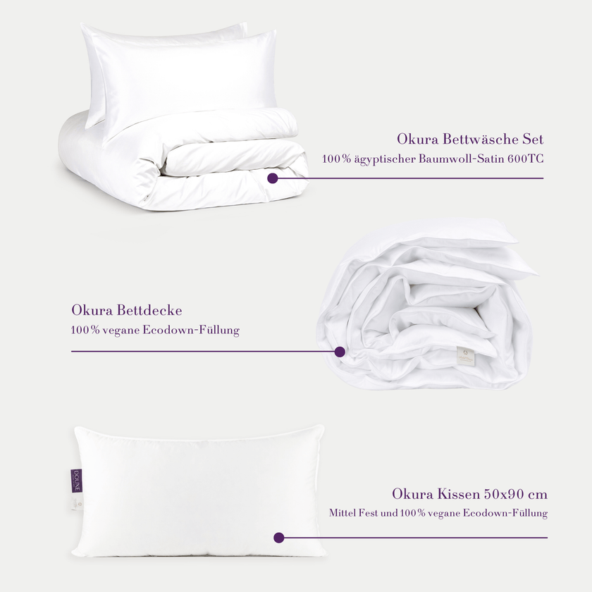 Okura Hotel Amsterdam Komplettes Bettwaren Set