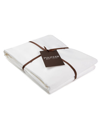 Pulitzer bettbezug Ägyptische Baumwolle Satin 400TC | Weiß | Outlet Pulitzer bettbezug Ägyptische Baumwolle Satin 400TC | Weiß | Outlet