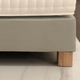 Boxspring-Unterbau 20 cm hoch - Sahara Stoff 200x200cm | Outlet