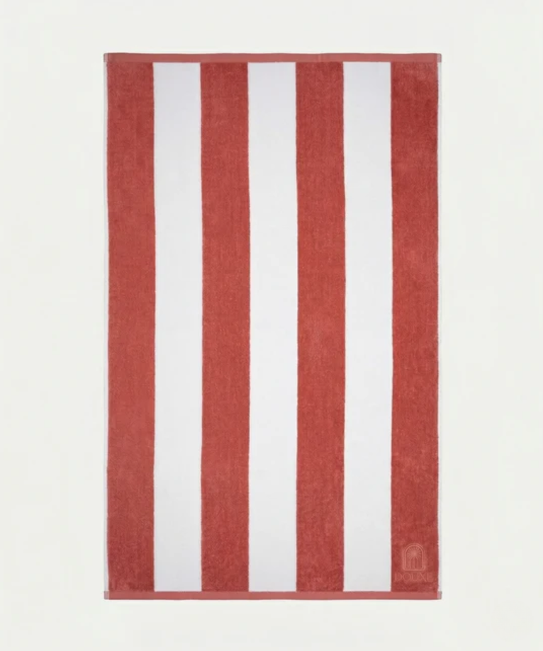 Hotel-Strandtuch Faded Coral 100x180 cm