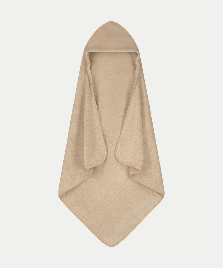 Baby-Badeponcho aus Zero-Twist-Baumwolle | Latte