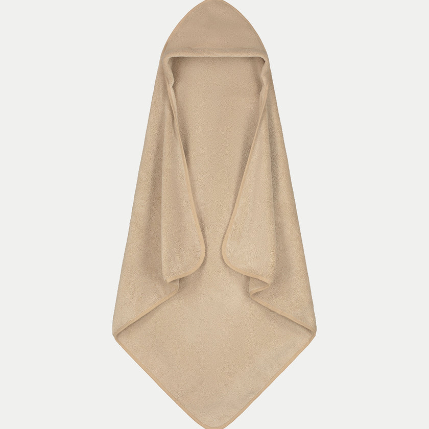 Baby-Badeponcho aus Zero-Twist-Baumwolle | Latte