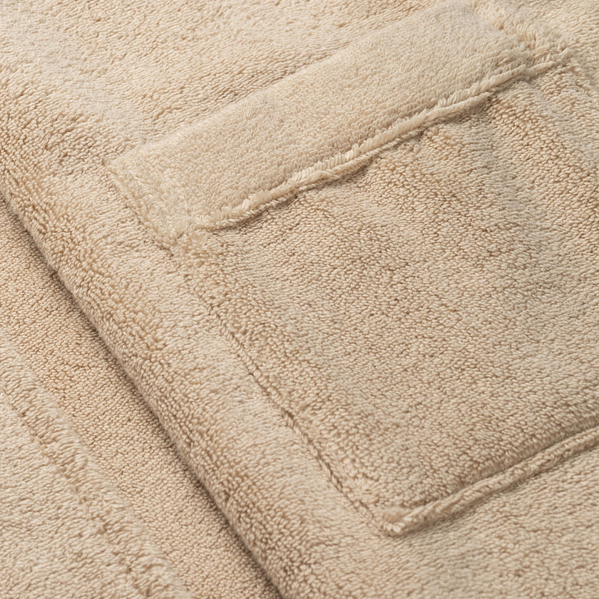 Bademantel zero-twist Baumwolle | Latte