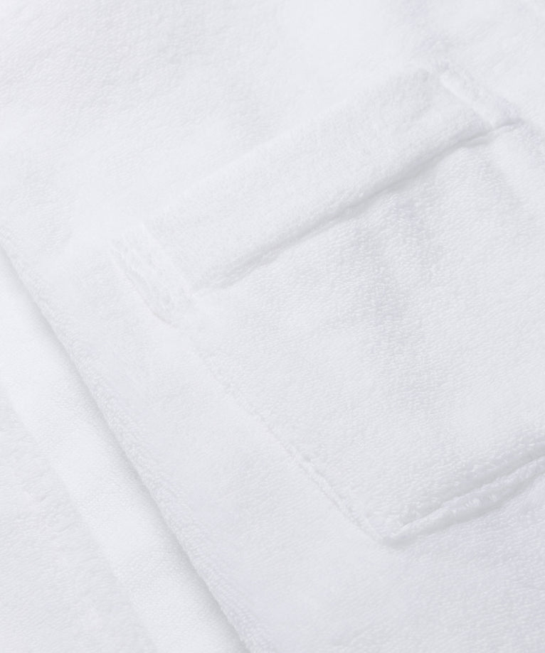 Bademantel zero-twist Baumwolle | Weiß