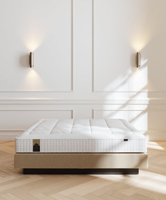 DOUXE Hotel Boxspringbett Beige DOUXE Hotel Boxspringbett Beige