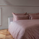 Bettbezug-Set ägyptische Baumwolle Satin 400TC | Blush Pink