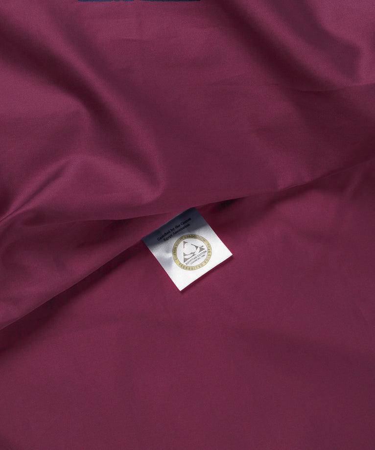 DOUXE Duvet Cover Set Egyptian Cotton Sateen 400TC | Burgundy | Limited Edition