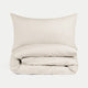 Bettwäsche Set & Spannbettlaken aus Perkal | Chalk White