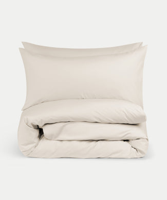 Bettwäsche Set Ägyptische Baumwolle 400TC Perkal | Chalk White Bettwäsche Set Ägyptische Baumwolle 400TC Perkal | Chalk White