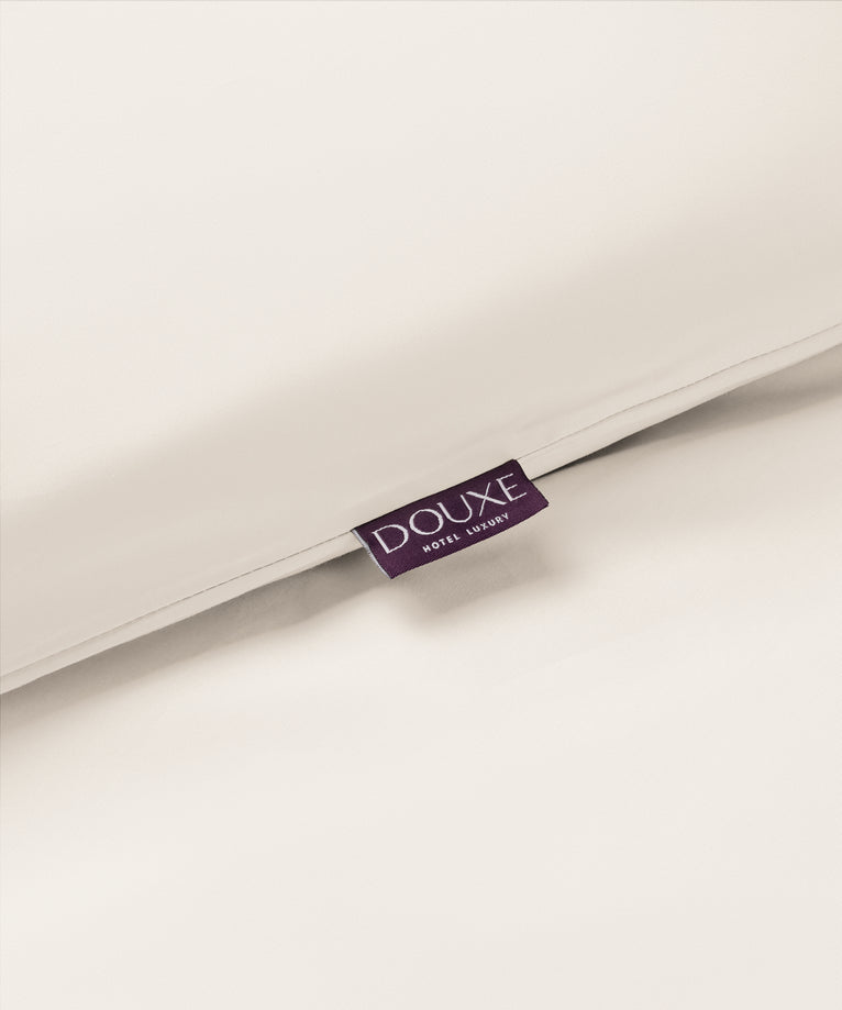 Bettwäsche Set Ägyptische Baumwolle 400TC Perkal | Chalk White