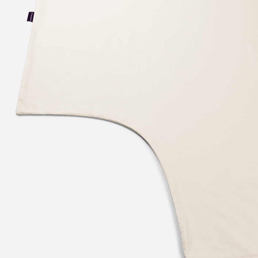 Bettwäsche Set Ägyptische Baumwolle 400TC Perkal | Chalk White