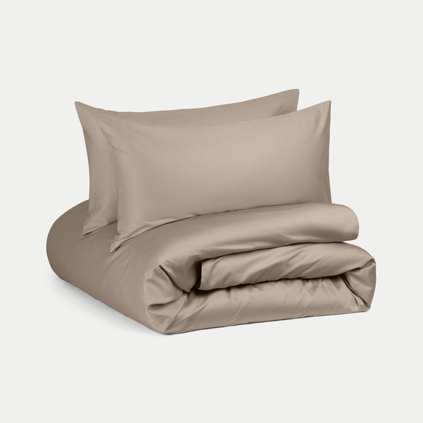 Bettwäsche Set Ägyptische Baumwolle 400TC Satin | Champagne