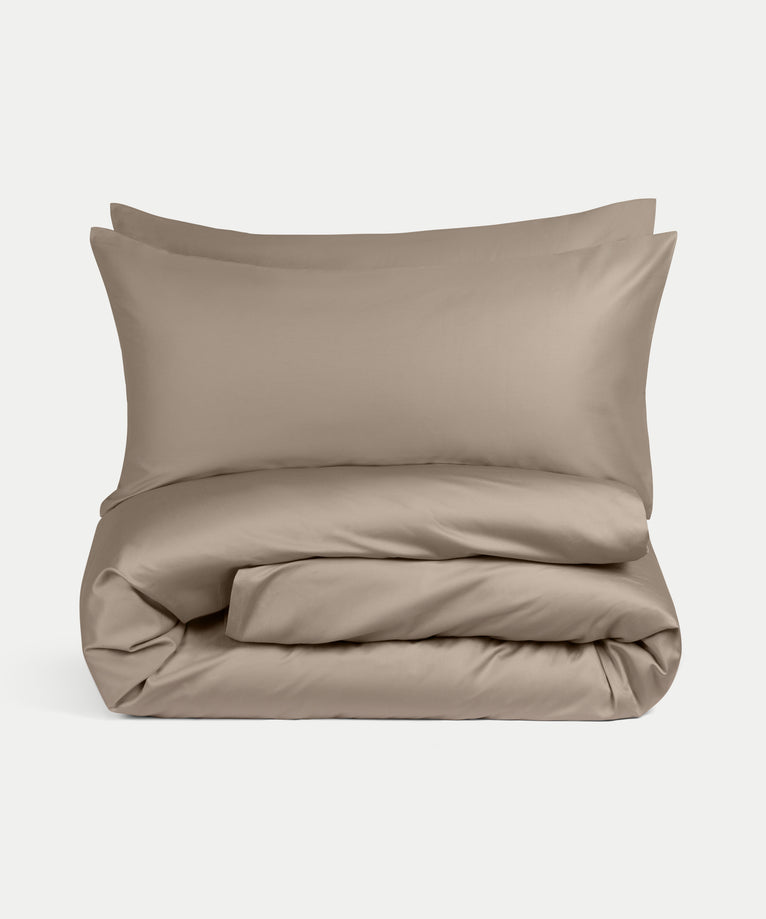 Bettwäsche Set Ägyptische Baumwolle 400TC Satin | Champagne