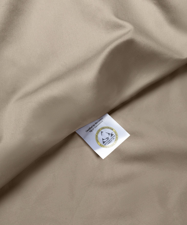 Bettwäsche Set Ägyptische Baumwolle 400TC Satin | Champagne