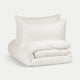 Bettbezug-Set ägyptische Baumwolle Satin 400TC | Cream