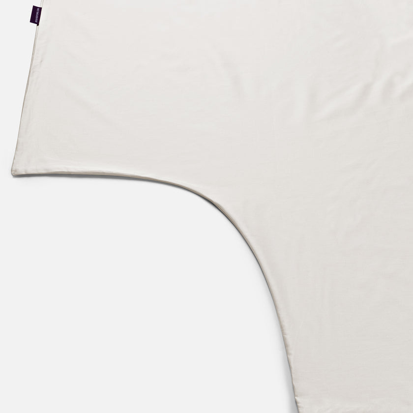 Bettbezug-Set ägyptische Baumwolle Satin 400TC | Cream