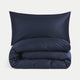 Bettwäsche Set & Spannbettlaken aus Satin | Harbour Blue