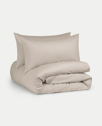 Bettwäsche Set Ägyptische Baumwolle 400TC Perkal | Latte Bettwäsche Set Ägyptische Baumwolle 400TC Perkal | Latte