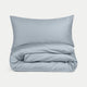 Bettbezug-Set ägyptische Baumwolle Satin 400TC | Misty Blue