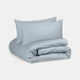 Bettwäsche Set Ägyptische Baumwolle 400TC Satin | Misty Blue