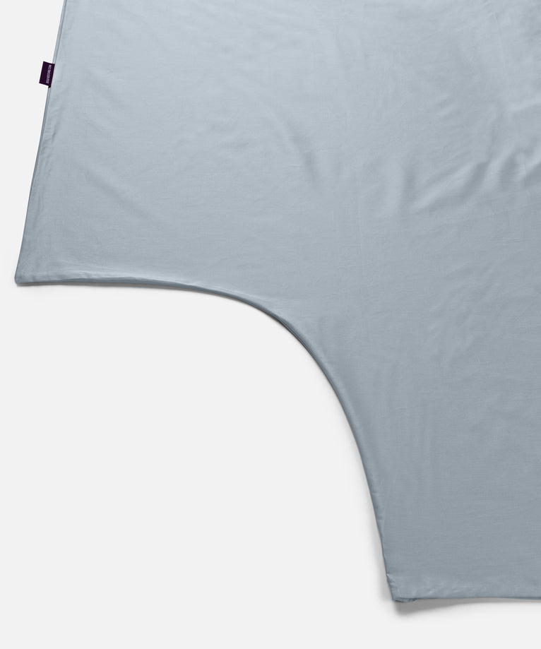 Bettwäsche Set Ägyptische Baumwolle 400TC Satin | Misty Blue