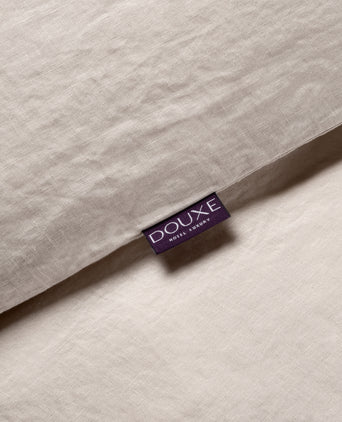 Bettwäsche Set & Spannbettlaken Gewaschenem Leinen | Oat Bettwäsche Set & Spannbettlaken Gewaschenem Leinen | Oat