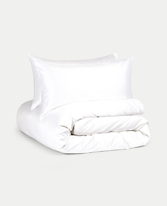 Okura Bettwäsche Set Ägyptische Baumwolle 600TC Satin | Weiß Okura Bettwäsche Set Ägyptische Baumwolle 600TC Satin | Weiß