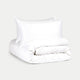 Hotel Pulitzer Bettwäsche Set Ägyptische Baumwolle 400TC Satin | Weiß