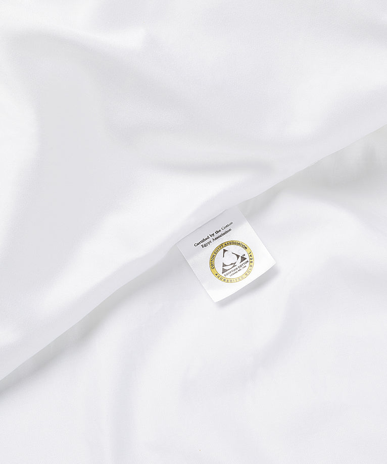 Okura Bettwäsche Set Ägyptische Baumwolle 600TC Satin | Weiß