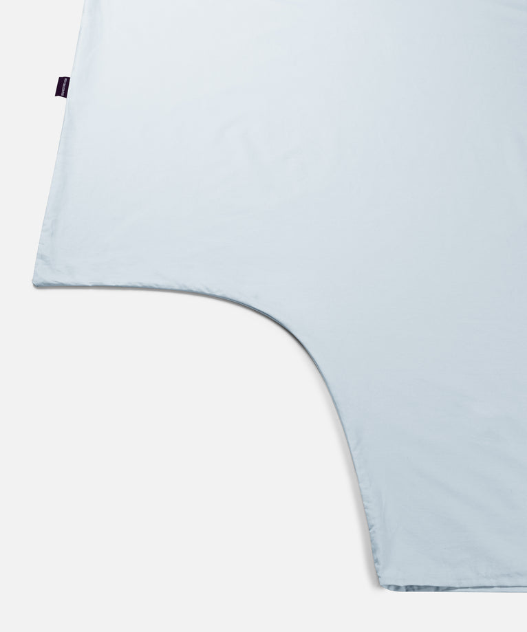 Bettwäsche Set Ägyptische Baumwolle 400TC Perkal | Pastellblau