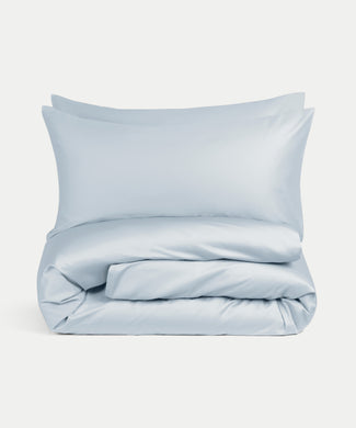 Bettwäsche Set Ägyptische Baumwolle 400TC Satin | Pastellblau Bettwäsche Set Ägyptische Baumwolle 400TC Satin | Pastellblau