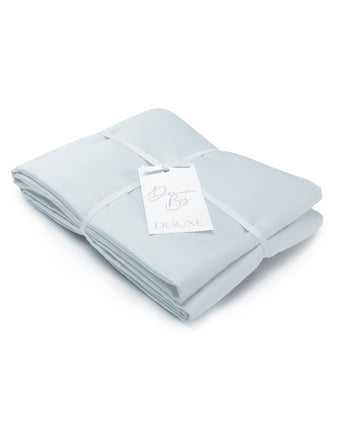 Bettbezug ägyptische Baumwolle Satin 400TC | Pastel Blue | Outlet Bettbezug ägyptische Baumwolle Satin 400TC | Pastel Blue | Outlet