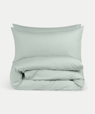 Bettwäsche Set Ägyptische Baumwolle 400TC Perkal | Pastellgrün Bettwäsche Set Ägyptische Baumwolle 400TC Perkal | Pastellgrün