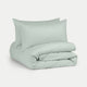 Bettbezug-Set ägyptische Baumwolle Perkal 400TC | Pastel Green