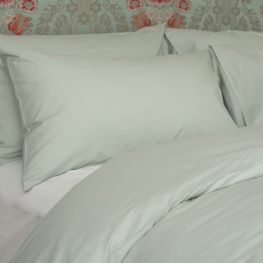 Kissenbezug ägyptische Baumwolle 400TC Perkal | Pastel Green