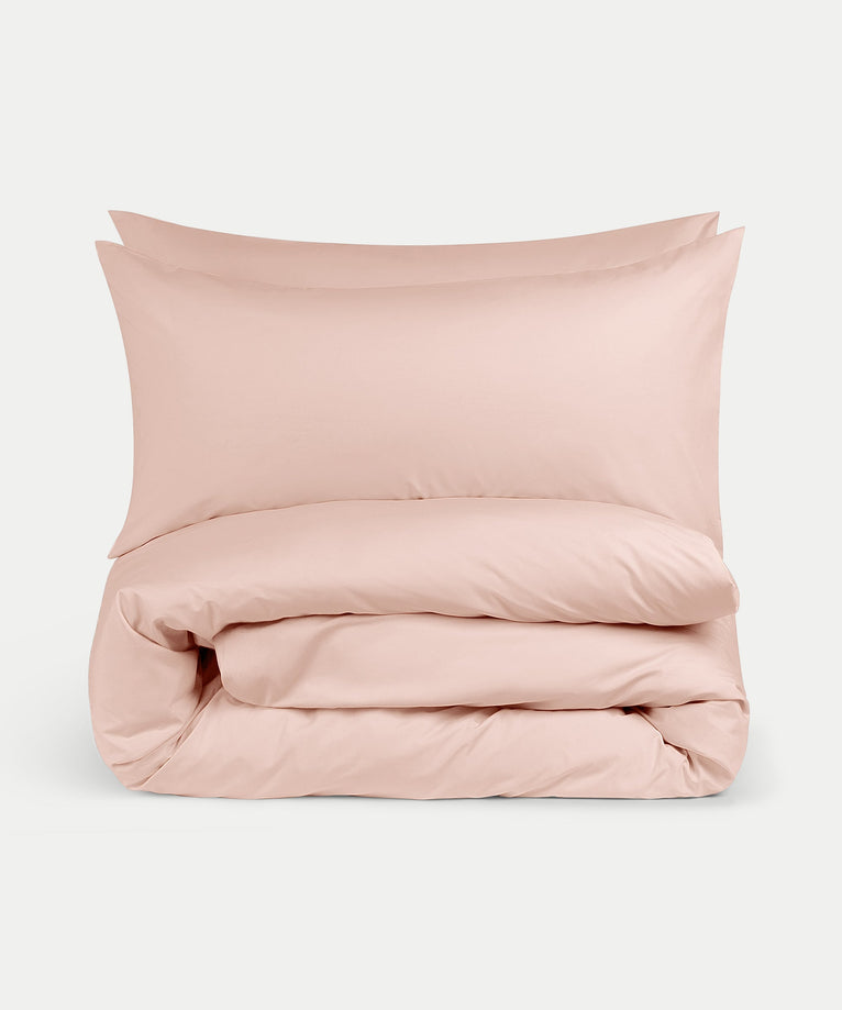 Kinder Bettwäsche Set Ägyptische Baumwolle Perkal 400TC Blush Pink - Petit Hôtel