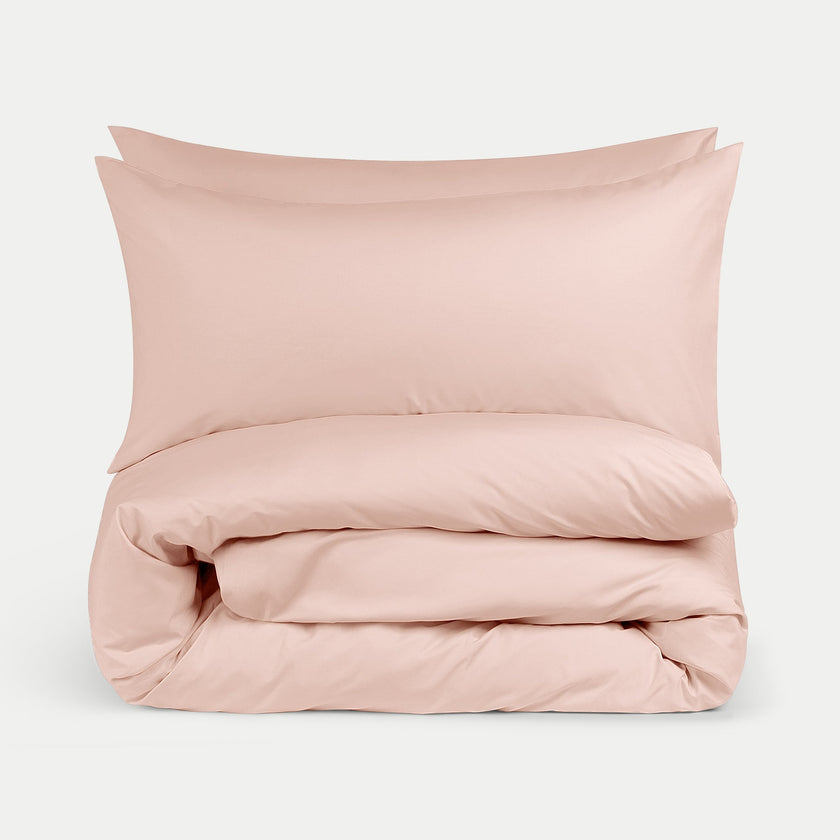 Kinder Bettwäsche Set Ägyptische Baumwolle Perkal 400TC Blush Pink - Petit Hôtel