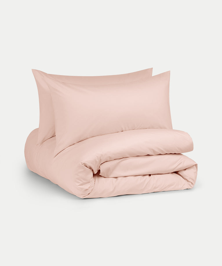 Bettwäsche Set Ägyptische Baumwolle 400TC Perkal | Blush Pink