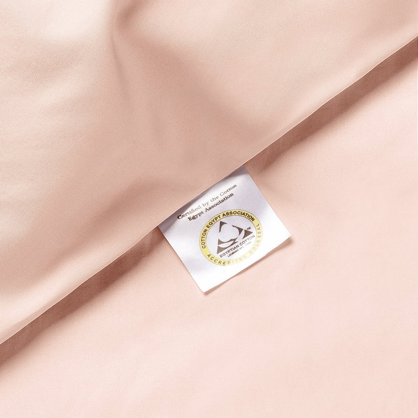 Kinderbettbezug ägyptische Baumwolle Perkal 400TC blush pink - Petit Hôtel